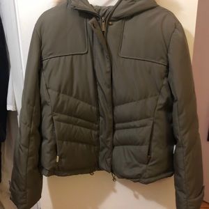 Calvin Klein Down Puffer Jacket with Fur Hood